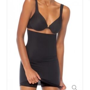Spanx Lust Have Black Tummy Control Shapewear High Waist Half Slip S